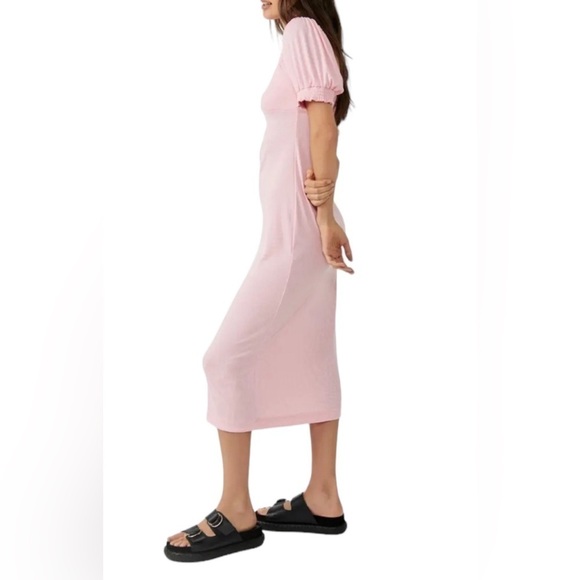 Free People Bel Air Midi dress pink - Picture 4 of 14